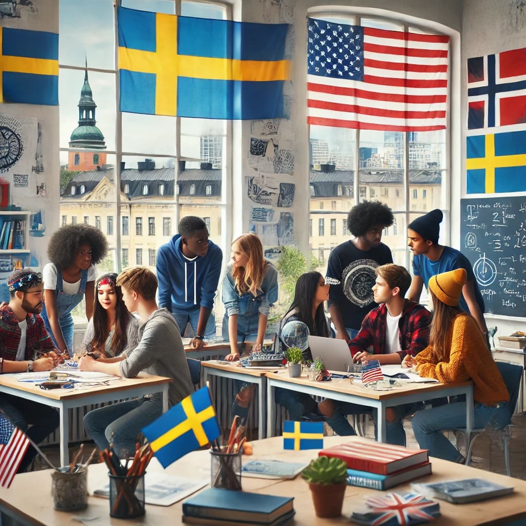 American diploma in Sweden
